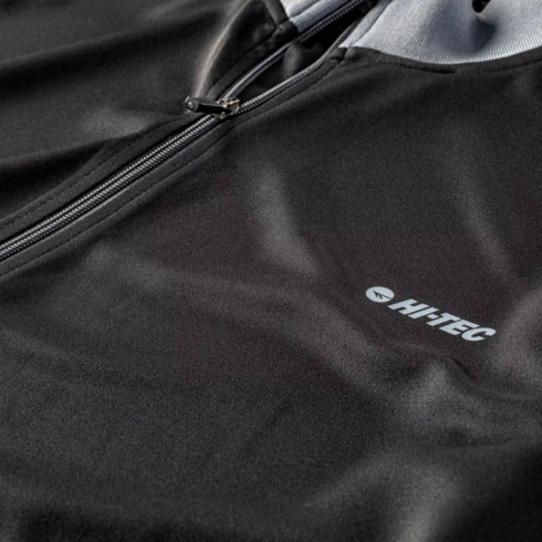 Фото Чоловіча спортивна кофта HI-TEC DELIAN-BLACK/IRON GATE - зображення 4