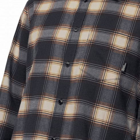 Чоловіча сорочка з довгим рукавом Jack Wolfskin WANDERWEG SHIRT M 1403801_C0413 - зображення 4 Фото Чоловіча сорочка з довгим рукавом Jack Wolfskin WANDERWEG SHIRT M 1403801_C0413 - зображення 4