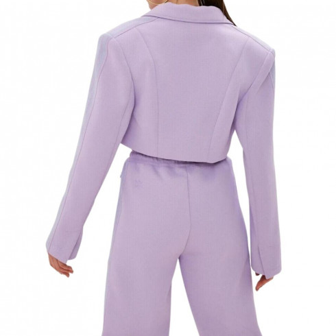 Фото Жіночий укорочений піджак Adidas IVY Park Purple Glow HC8171 - зображення 3