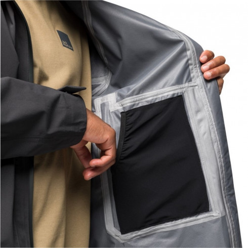 Фото Вітровка чоловіча Jack Wolfskin GOLDGEWANN PARKA M 1115741_6350 - зображення 5