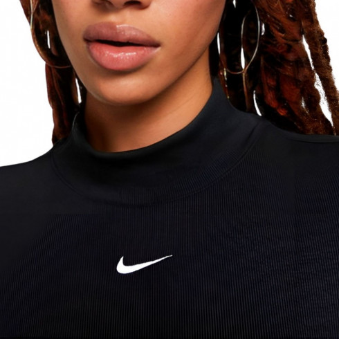 Фото Жіноча футболка Nike W NSW ESSNTL RIB MOCK SS TOP DV7958-010 - зображення 3