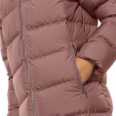 Фото Напівпальто жіноче пухове Jack Wolfskin FROZEN PALACE COAT W 1204132_3068 - зображення 5