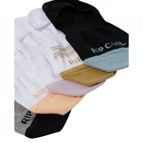 Фото Жіночі шкарпетки Rip Curl Invisible Sock 5 Pack Multico 006WSO-3282 - зображення 2
