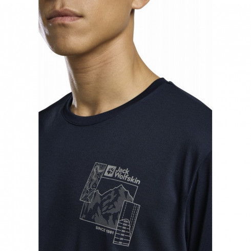 Фото Чоловіча футболка Jack Wolfskin VONNAN GRAPHIC T M A62314_T0242 - зображення 4