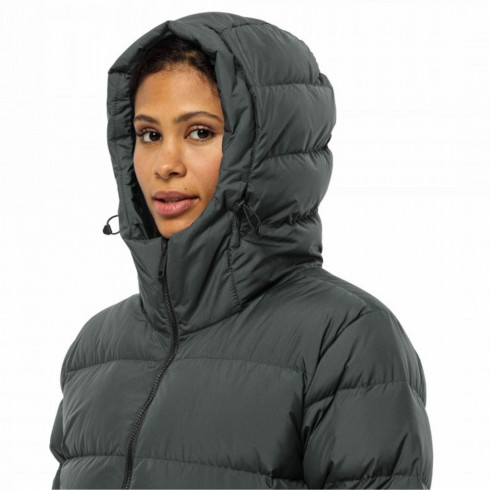 Жіноче пухове напівпальто Jack Wolfskin FROZEN PALACE COAT W 1204133_4136 - зображення 3 Фото Жіноче пухове напівпальто Jack Wolfskin FROZEN PALACE COAT W 1204133_4136 - зображення 3