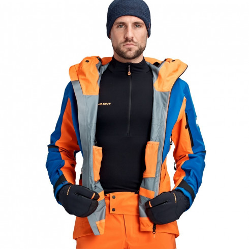 Фото Чоловіча куртка для туризму Mammut Nordwand Pro HS Hooded Jacket Men 1010-28050-ARUM - зображення 4