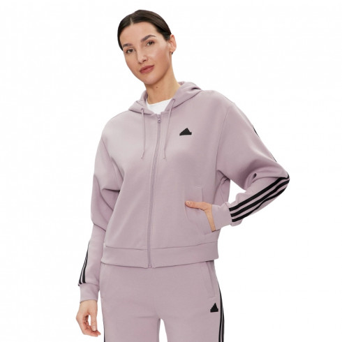 Фото Жіноча толстовка Adidas FUTURE ICONS 3-STRIPES FULL ZIP IS3681 - зображення 1