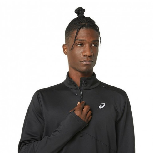 Фото Чоловічі лонгслів Asics WINTER RUN 1/2 ZIP MID LAYER 2011C882-BLACK - зображення 5