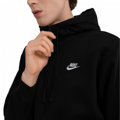 Фото Чоловіча толстовка Nike NSW CLUB HOODIE FZ BB BV2645-010 - зображення 3
