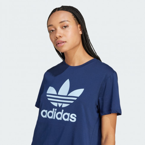 Фото Жіноча футболка Adidas Adicolor Trefoil Boxy Originals JD3144 - зображення 4