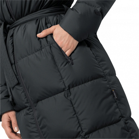 Фото Напівпальто жіноче пухове Jack Wolfskin FROZEN LAKE COAT W 1206131_6000 - зображення 6