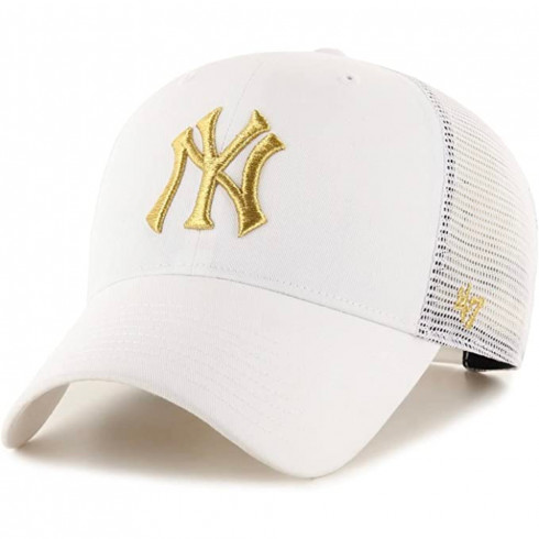 Фото Бейсболка 47 Brand MLB New York Yankees Branson Cap B-BRMTL17CTP-WH - зображення 1