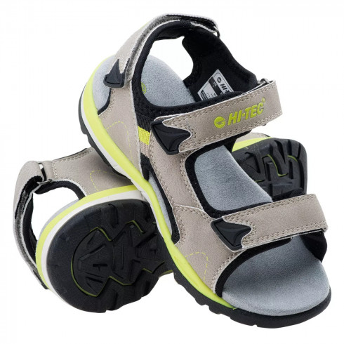 Фото Сандалі дитячі HI-TEC MALENI JR-BLACK/SAND/LIME YELL - зображення 5
