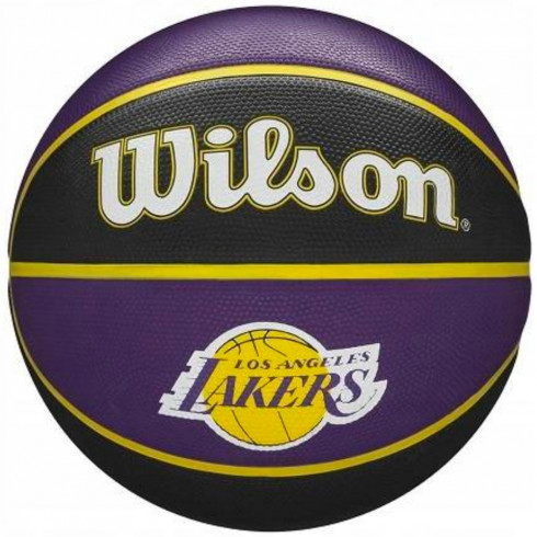 Фото М'яч баскетбольний Wilson NBA TEAM Tribute LA WTB1300XBLAL - зображення 1
