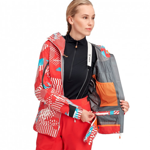 Фото Жіноча куртка для туризму Mammut Nordwand Visiflage HS Hooded Jacket Women 1010-28100-AZAL - зображення 6