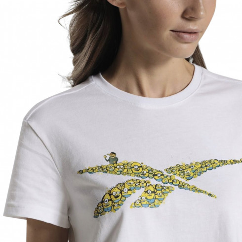 Жіноча футболка Reebok Cropped Minion GL5579 - зображення 7 Фото Жіноча футболка Reebok Cropped Minion GL5579 - зображення 7