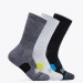 Фото Набір шкарпеток HOKA ONE ONE CREW RUN SOCK 3-PACK 1122931-WBGR - зображення 1