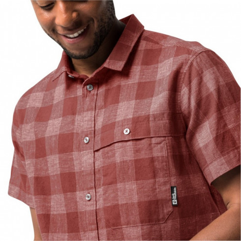 Фото Теніска чоловіча Jack Wolfskin HIGHLANDS SHIRT M 1403412_2223 - зображення 3