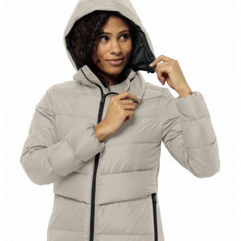 Фото Жіноче пухове напівпальто Jack Wolfskin LENAUPLATZ COAT W 1207471_A0029 - зображення 2