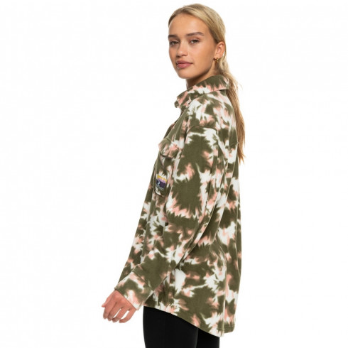 Фото Жіноча флісова сорочка ROXY BECAUSE THE PRD J PLFL ERJPF03115-TPC6 - зображення 5