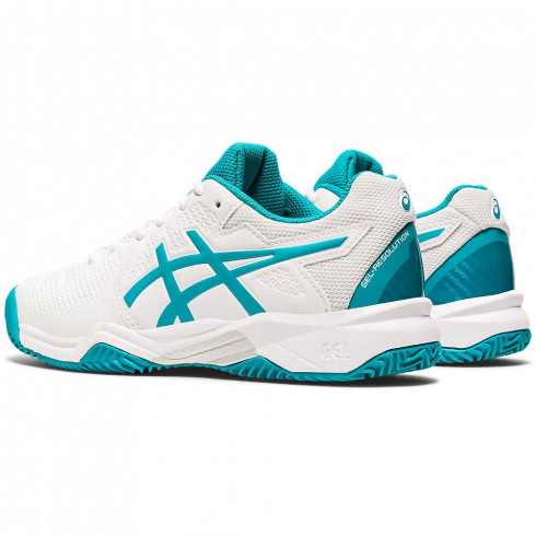 Фото Дитячі кросівки для тенісу Asics GEL-RESOLUTION 8 CLAY GS 1044A019-106 - зображення 7
