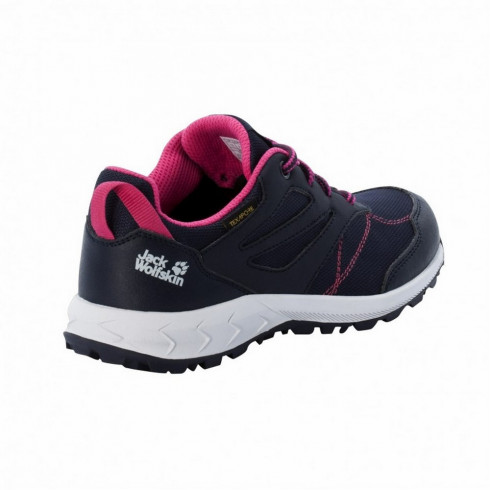 Фото Дитячі напівчеревики Jack Wolfskin WOODLAND TEXAPORE LOW K 4042162_8333 - зображення 2
