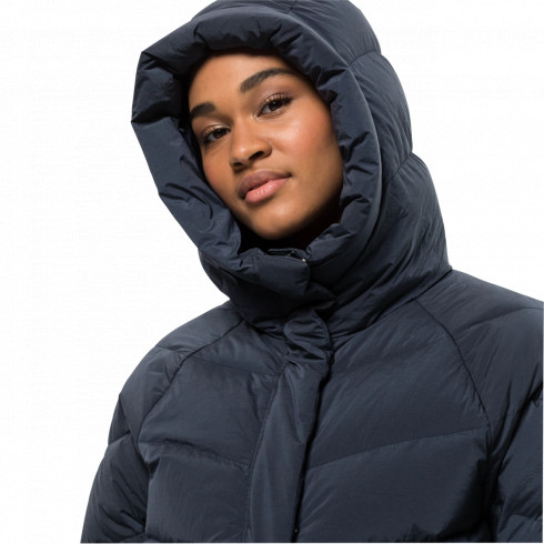 Фото Напівпальто жіноче пухове Jack Wolfskin MARIENPLATZ COAT W 1206971_1010 - зображення 3