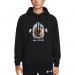 Фото Чоловіче худі NIKE LEBRON JAMES BRUSH PULL-OVER HOODIE BLACK FB7123-010 - зображення 1