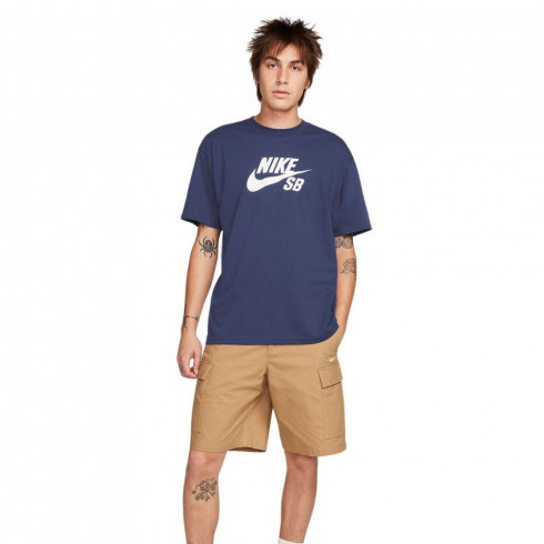 Фото Чоловіча футболка Nike Sb Logo Skate T-Shirt White CV7539-411 - зображення 4