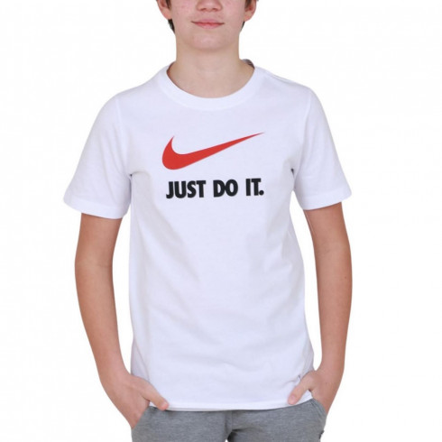 Фото Дитяча футболка Nike B NSW TEE JDI SWOOSH AR5249-100 - зображення 1