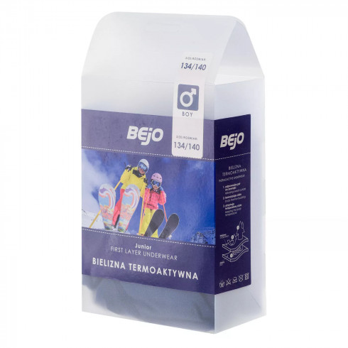 Фото Дитячий комплект термобілизни MARTES ESSENTIALS SIRION JRB SET-PEACOAT - зображення 4