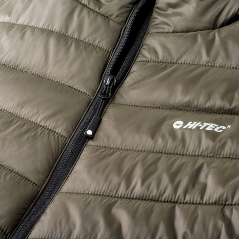 Фото Куртка чоловіча прошита HI-TEC NOVARA-BLACK OLIVES/ANTHRACITE - зображення 4