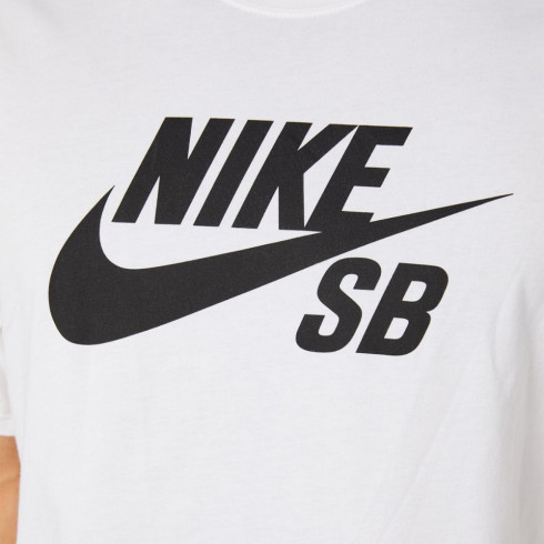Фото Чоловіча футболка Nike Sb Logo Skate T-Shirt White CV7539-100 - зображення 2