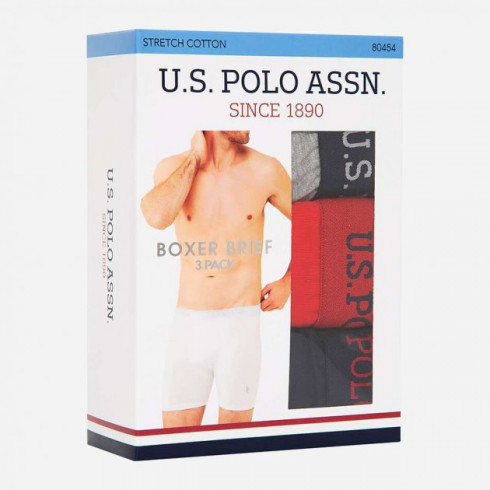Фото Труси боксери чоловічі набір 3 шт. U.S. POLO ASSN 80454Y - зображення 5