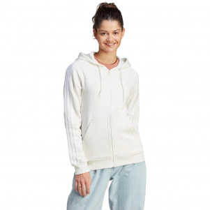 Жіноча толстовка Adidas ESSENTIALS 3-STRIPES FULL-ZIP FLEECE IM0239