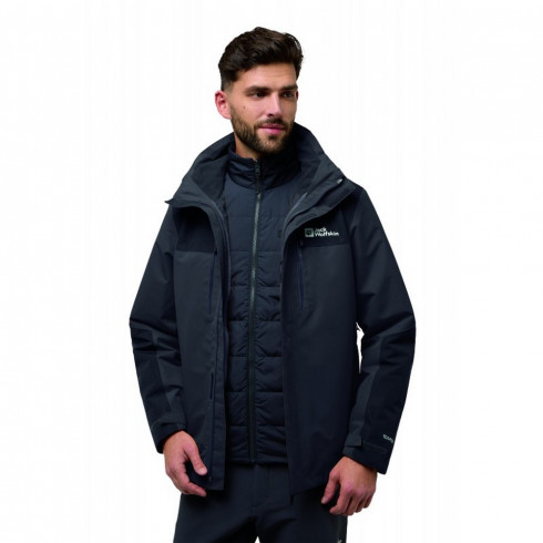 Чоловіча куртка 3 в 1 Jack Wolfskin JASPER 3IN1 JKT M A61858_6350 - зображення 4 Фото Чоловіча куртка 3 в 1 Jack Wolfskin JASPER 3IN1 JKT M A61858_6350 - зображення 4