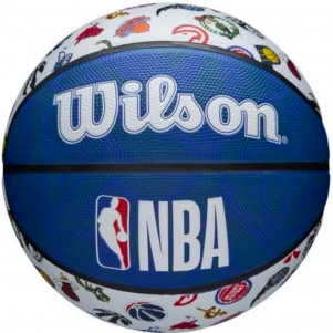 М'яч баскетбольний Wilson NBA ALL TEAM BSKT RWB WTB1301XBNBA