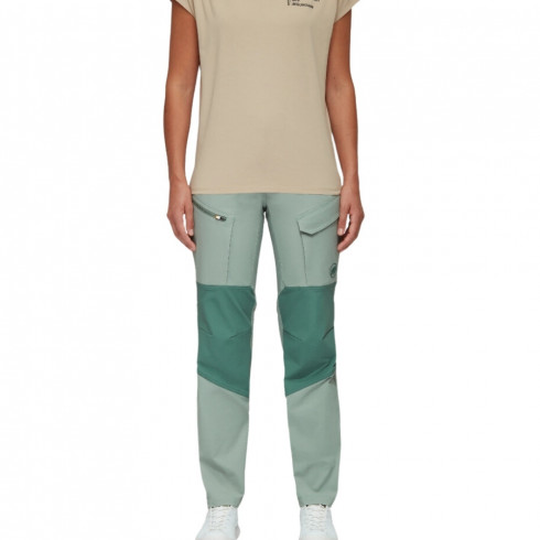 Фото Жіночі штани для туризму Mammut Zinal Hybrid Pants Women 1022-01980-JADE - зображення 1