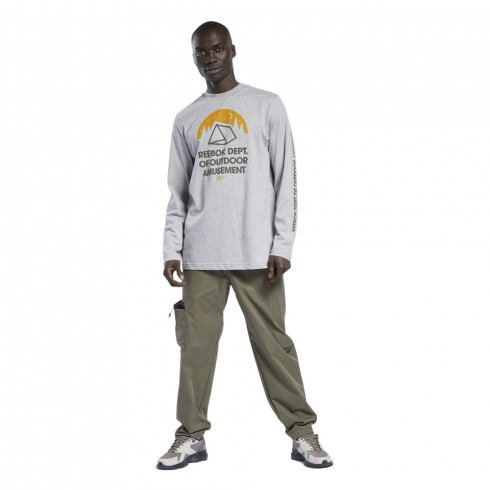Фото Чоловічий лонгслів Reebok Classics Camping Graphic GS4188 - зображення 4