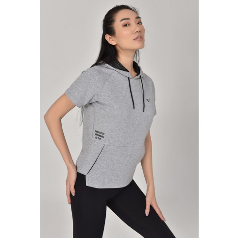 Фото Кофта жіноча Bilcee KADIN KAPÜŞONLU SWEAT TBWL8047-1061 - зображення 2